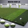 6x4ft Premium Golf Mat | Tri Turf Golf Hitting Mat | Golf Mats Practice Indoor, Outdoor, with Simulator | Thick Golf Training Mat | Large Golf mat for Swinging | Durable Golf Practice Mat with Tees view 3