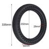 Electric Scooter Wheel, 14x2.125(57-254) Punctureproof Rubber Tyre Front Rear Replacement Solid Rubber Tires for Electric Scooter view 2