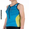 MY KILOMETRE Womens Triathlon Top Tri Singlet Racerback Performance Triathlon Top with Back Pockets view 2