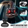 NEALFIT Weighted Vest for Women and Men, 5-10lb/11-20lb/18-30lb Adjustable Weighted Vest with Reflective Strip, Body Weight Vest for Walking, Running, Fitness, Strength Training (Black, 18-30 lbs) view 4