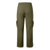 Men's Heavyweight Fleece Cargo Sweatpants Drawstring Elastic Waist Athletic Jogger Pants Baggy Workout Sport Trousers view 3