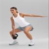 CRZ YOGA Seamless Racerback Tank Waist Length White Large view 3