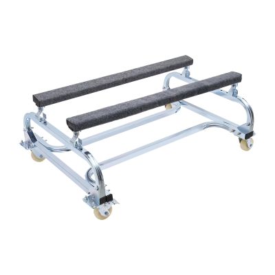 LIAPDG Jet Ski Trailer Dolly Stand, Small Sailboat Trailer Adjustable Width Boat Storage Trailer for Carrying Personal Watercraft, Surf Boats with 4 Universal Wheels Maximum Capacity 1000Lbs