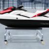 LIAPDG Jet Ski Trailer Dolly Stand, Small Sailboat Trailer Adjustable Width Boat Storage Trailer for Carrying Personal Watercraft, Surf Boats with 4 Universal Wheels Maximum Capacity 1000Lbs view 3