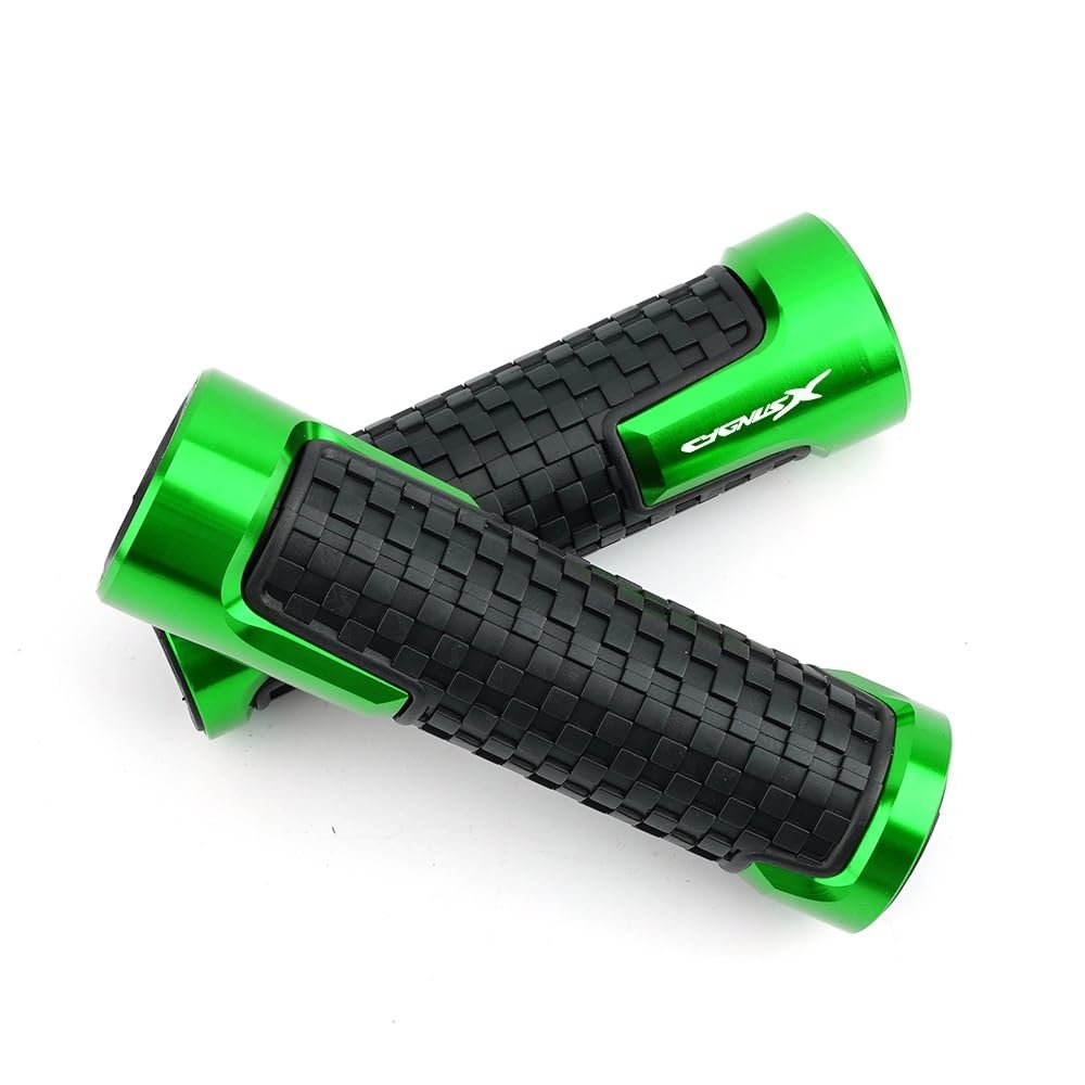 QUNMDYM Grips for Yama&ha CYGNUSX CYGNUS X XC 125 2006-2022 2023 Motorcycle Accessories Hand Grips Handle Bar Anti-Skid(Green)