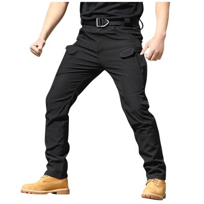 Flex Ripstop Tactical Pants Men Stretch Ourdoor Cargo Hiking Pants Waterproof Work Pant Construction Multi Pockets Relaxed Fit Pantaln Tctico para Hombre Waterproof Camo Cargo Pant for Women
