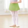 Avrigir Green Short Big Girls Ballet Skirts Pull on Opaque Mini Dance Skirt with Split view 2