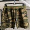 Setwell Drawstring Camouflage Sweat Shorts for Men Army Fatigue Camo Gym Workout Running Shorts with Zipper Pocket view 3