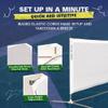 Dink Buddy - Regulation Height Mini Pickleball Net with Drawstring Carry Case, Durable Pickleball Net Portable Outdoor & Indoor Use, Easy-to-Set-up, 6 feet Wide, White view 3