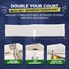 Dink Buddy - Regulation Height Mini Pickleball Net with Drawstring Carry Case, Durable Pickleball Net Portable Outdoor & Indoor Use, Easy-to-Set-up, 6 feet Wide, White view 4