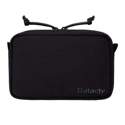 Dotacty Tactical Belt Pouch EDC Waist Bag MOLLE Admin Pocket Modular Medical Kit Organizer Phone Holster Vest Pack Nylon Utility Zipper Wallet Small Gear Tool Carrier for Men Women Camping Hiking BK