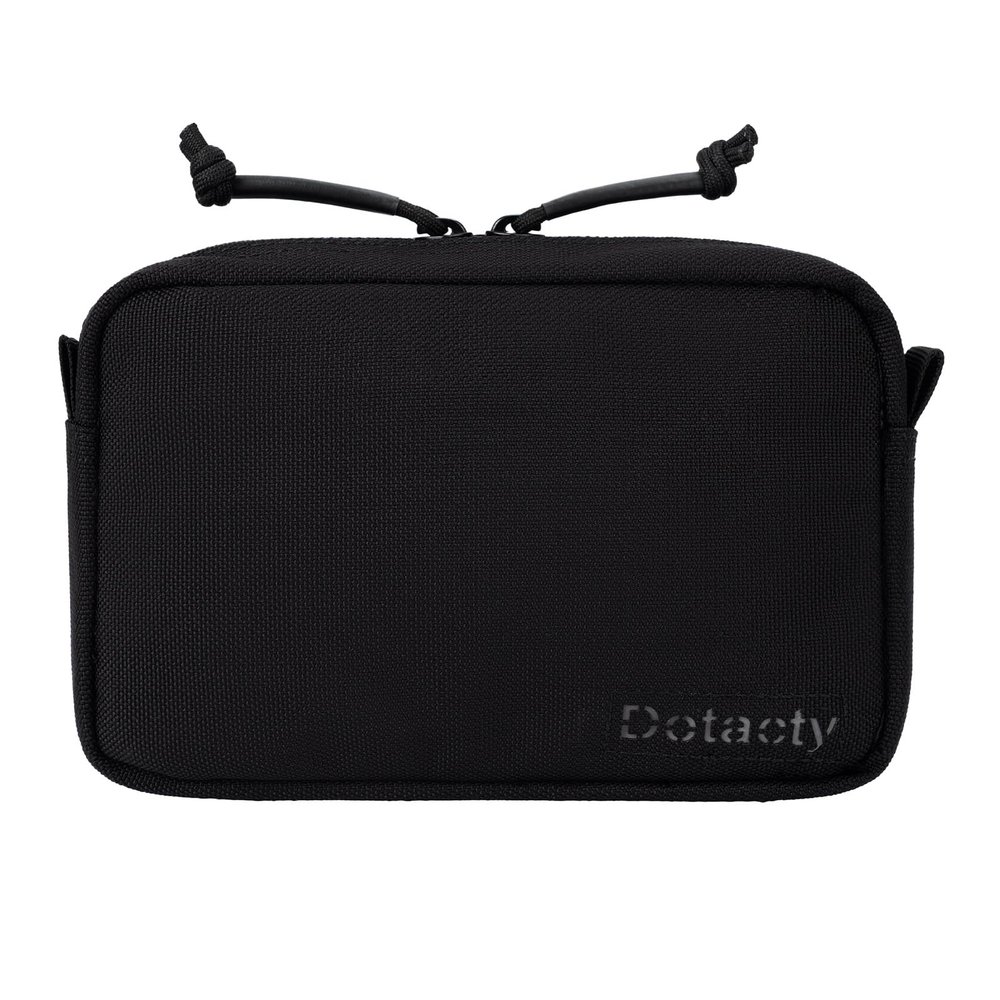 Dotacty Tactical Belt Pouch EDC Waist Bag MOLLE Admin Pocket Modular Medical Kit Organizer Phone Holster Vest Pack Nylon Utility Zipper Wallet Small Gear Tool Carrier for Men Women Camping Hiking BK