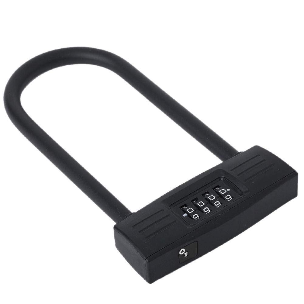 DOUYUANSHI Bike Lock, Bike Lock Bicycles U Lock Heavy Duty Anti-Theft Bike Combination Lock Combo Gate Lock for Bike Scooter Motorcycles lock