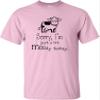 5T Light Pink Toddler I'm Just A Bit Moody Today Funny Cow Toddler T-Shirt view 4
