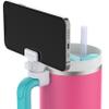 HydraClip Phone Attachment - Watch, Carry, Record, & Stay Organized, Use as Phone Stand or Tripod, Hands Free Detachable, Stanley Cup Accessories, Spring Loaded Secure Grip (White) view 1