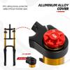 20 Inch Fat Fork 4.0" Tire Disc Brake Travel 140mm MTB Bike Air Suspension Fork 1-1/8" Rebound Adjustment QR Electric Bicycle Front Fork 9x135mm view 3