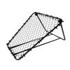 NYZAL Sports Basketball Pass Back Rebounder Net, Multi-Sport Training Rebound Screen, Angle Adjustable for Grounders and Pop Flies, Black view 1