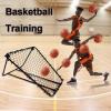 NYZAL Sports Basketball Pass Back Rebounder Net, Multi-Sport Training Rebound Screen, Angle Adjustable for Grounders and Pop Flies, Black view 2
