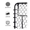 NYZAL Sports Basketball Pass Back Rebounder Net, Multi-Sport Training Rebound Screen, Angle Adjustable for Grounders and Pop Flies, Black view 3