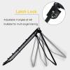 NYZAL Sports Basketball Pass Back Rebounder Net, Multi-Sport Training Rebound Screen, Angle Adjustable for Grounders and Pop Flies, Black view 4