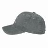 NMNRRPTLS Karate Mom Denim Baseball Cap Men Women Adjustable Retro Style Denim Baseball Cap Gray view 3