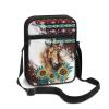 YECARYPOD Boho Sunflower Horse Crossbody Bag for Women Girls Cute Shoulder Bag Satchel Zipper Mini Messenger Bags for School Travel view 3