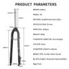 Mountain Bike Rigid Forks 29in Road Bike Fork Disc Brake Fork Aluminum Alloy Bicycle Front Fork 1-1/8" Straight Tube Threadless Ultralight QR 9mm 800g view 2