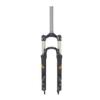 24 Inch Bike Suspension Fork Straight Tube 1-1/8" Aluminum Alloy Mechanical Fork Shoulder Control 100mm Disc Brake Bicycle Accessories