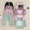 LIOMENGZI Toddler Baby Boy Fall Winter Clothes Outfits Mamas Boy Sweatshirt Pants Set Infant Clothes 6 12 18 24 Months 2T view 2