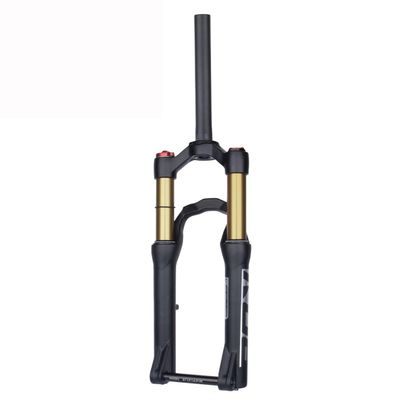 20/24 Inch Mountain Bike Air Shock Suspension Fork Rebound Adjust Manual Lockout/Remote Lockout 80mm/110mm Travel 1-1/8" Straight Steerer Disc Brake Thru Axle 100mm*15mm