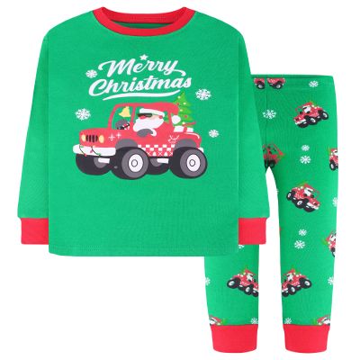 DAUGHTER QUEEN Boys Santa Pajamas Toddler Kids Christmas Pjs 5T Soft Cotton Pj Children Xmas Sleepwear Jammies Clothes Size 5 Years Small Loungewear Set Nightwear
