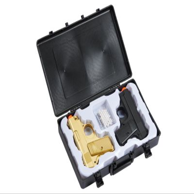 Combact Pocket Twin Spring Airsoft Dual Pistol Combo Pack Set Hand Gun w/Case 6mm BB 0.12g