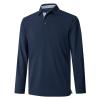 M MAELREG Long Sleeve Polo Men Performance Dry Fit Solid Pique Athletic Casual Collared Golf Polo Shirts for Men view 1