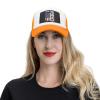 Byoblu Defund The Media Fake News Trucker Hat - Mesh Baseball Snapback Cap for Men Or Women Outdoors Orange view 4