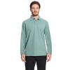 M MAELREG Mens Pique Polo Shirt Long Sleeve Performance Moisture Wicking Quick Dry Sports Solid Golf Shirts for Men view 3