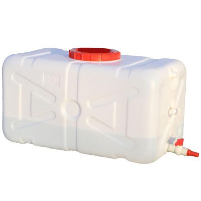 Large Plastic Water Storage Tanks with Faucet Water Container Multifunctional Water Tank Emergency Water Storage 25L/ 30L/ 48L/75L/150L/200L Camping & Hiking(Size:15L)