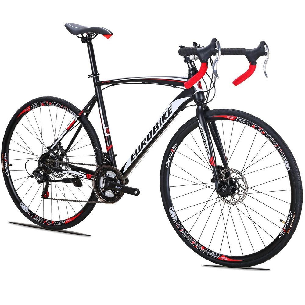 URBICIKA 54CM Mens Road Bike,700C Wheels 21 Speed Disc Brake Bicycle for Men