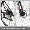 URBICIKA 54CM Mens Road Bike,700C Wheels 21 Speed Disc Brake Bicycle for Men view 3