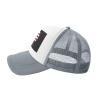 Byoblu Kiwi Bird New Zealand USA Flag Trucker Hat - Mesh Baseball Snapback Cap for Men Or Women Outdoors Gray view 3