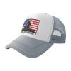 911 343 Fallen Firefighters Remembrance Trucker Hat - Mesh Baseball Snapback Cap for Men Or Women Outdoors Gray view 1