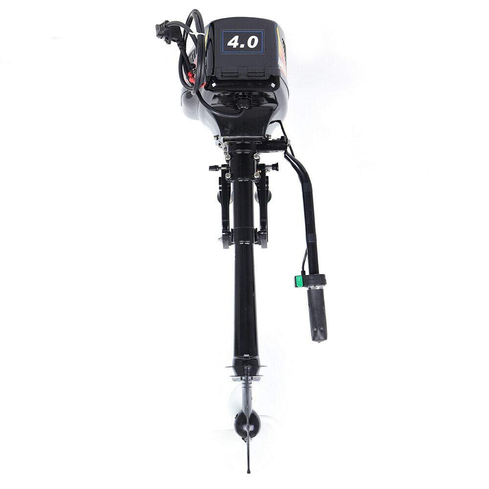 48V Electric Trolling Motor,1000W Electric Outboard Motor,2204.62lbs Thrust Trolling Motor,3000rpm Electric Fishing Boats Motor,Short Shaft,with Adjustable Handle (48V 1000W)