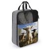 Travel Shoe Bag,Cute Goat Print Shoe Bag,portable Organizer Shoe Pouch Be Used for Travel And Daily Storage view 3