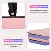 4 Pannel Folding Exercise Mat, PU Leather Gymnastics Mat Wrestling Mat Tumbling Mat, Gym Mat with Carrying Handles for MMA Yoga Stretching Gymnastics and Home Gym,CM view 4