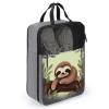 Travel Shoe Bag,Cute Sloth Print Shoe Bag,portable Organizer Shoe Pouch Be Used for Travel And Daily Storage view 3