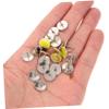 HAPINARY 50pcs Reflective Pushpin Trail Markers Camping Stakes Glow Thumb Tacks for Driveway Parking Lot and Building Signs view 4
