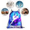 Braytow Gymnastics Drawstring Backpack Light Gym String Bag Pink Water Resistant Sackpack Sport Yoga Daypack For Womens Mens view 4