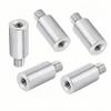 Heurofosh 838929 5 Pcs Zinc Anode Rod Set for Vo-lvo Penta D19 D21 D27 D29 D30 Aluminium Anode Replaces 804107 800476 Sierra 18-6001 view 1