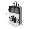 Travel Shoe Bag,Cartoon Black White Sheep Print Shoe Bag,portable Organizer Shoe Pouch Be Used for Travel And Daily Storage view 2