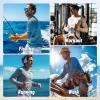 3 Pack Long Sleeve Shirts for Men - Quick Dry Moisture Wicking UV Sun Protection T-Shirts for Fishing Workout Athletic Gym view 2