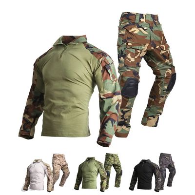 Elite Tribe Tactical Uniform bdu Combat G3 Uniform with Knee Pad (TS, X-Large)